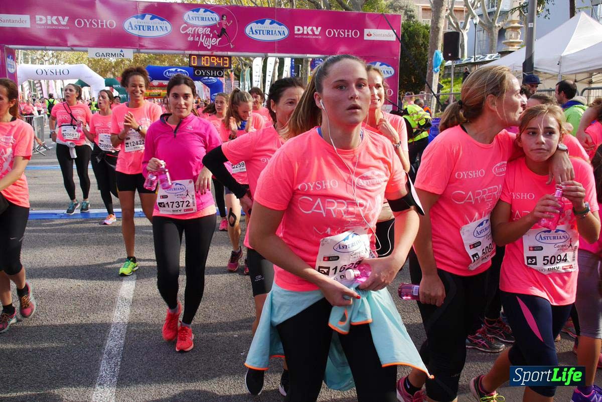 Carrera de la Mujer Barcelona desde 1h 9 min hasta 1h 13 seg