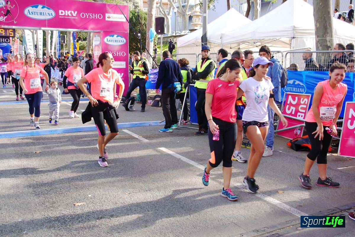 Carrera de la Mujer Barcelona desde 1h 9 min hasta 1h 13 seg