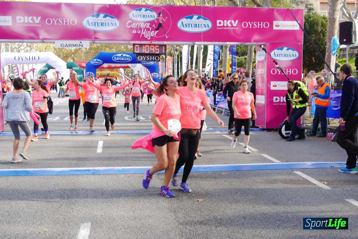 Carrera de la Mujer Barcelona desde 1h 9 min hasta 1h 13 seg