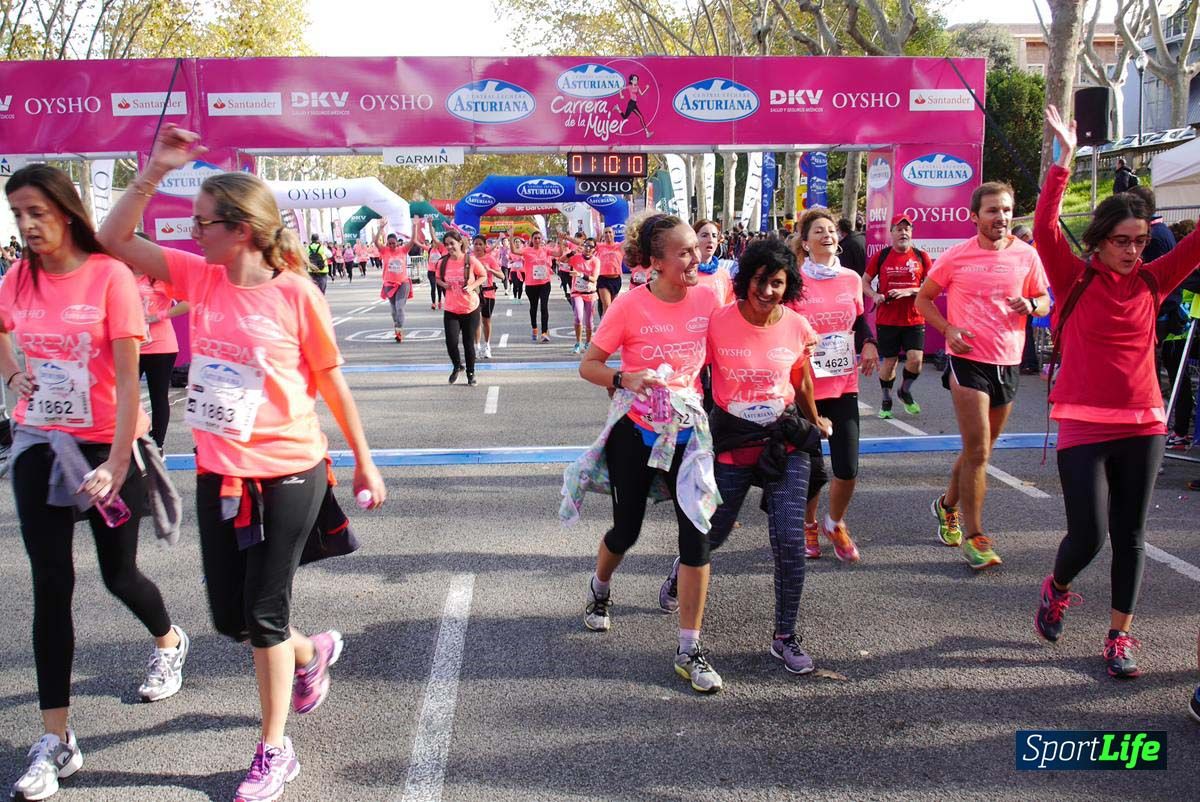 Carrera de la Mujer Barcelona desde 1h 9 min hasta 1h 13 seg