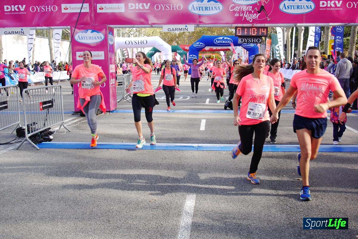 Carrera de la Mujer Barcelona desde 1h 9 min hasta 1h 13 seg