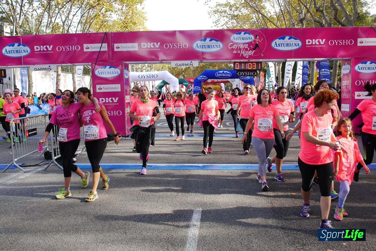 Carrera de la Mujer Barcelona desde 1h 9 min hasta 1h 13 seg