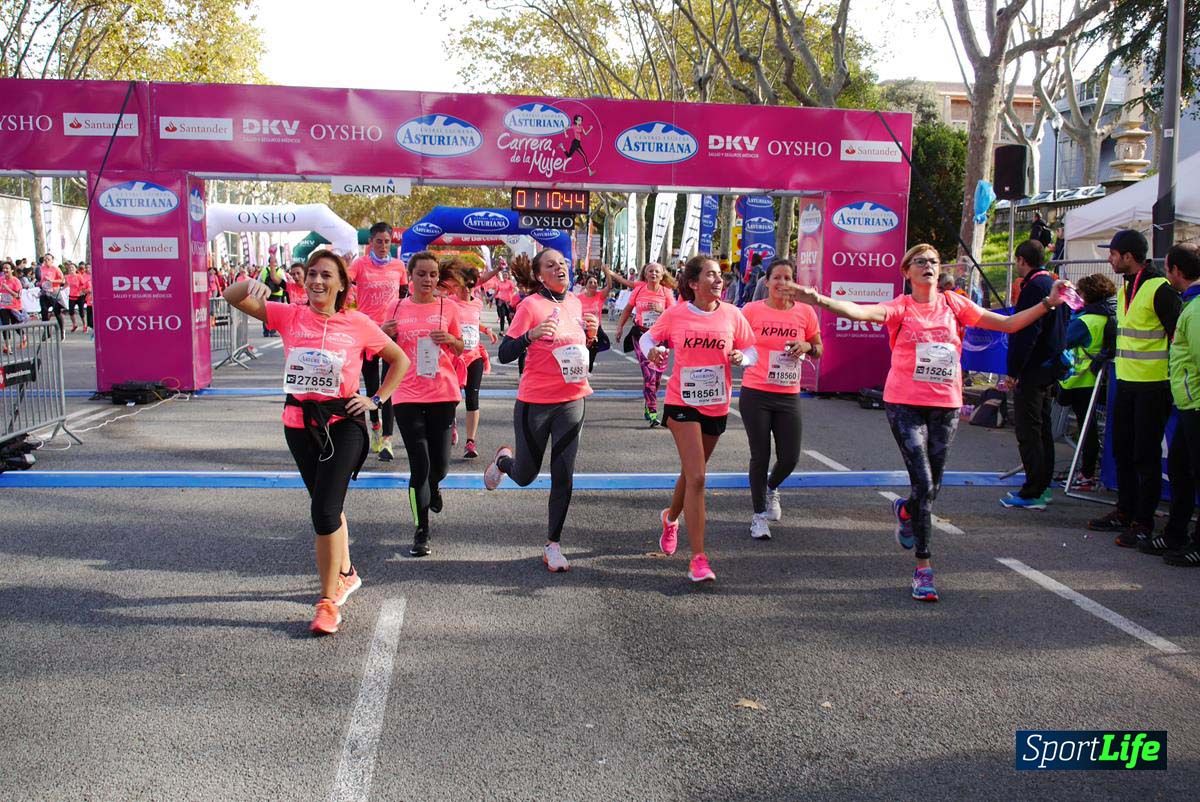 Carrera de la Mujer Barcelona desde 1h 9 min hasta 1h 13 seg