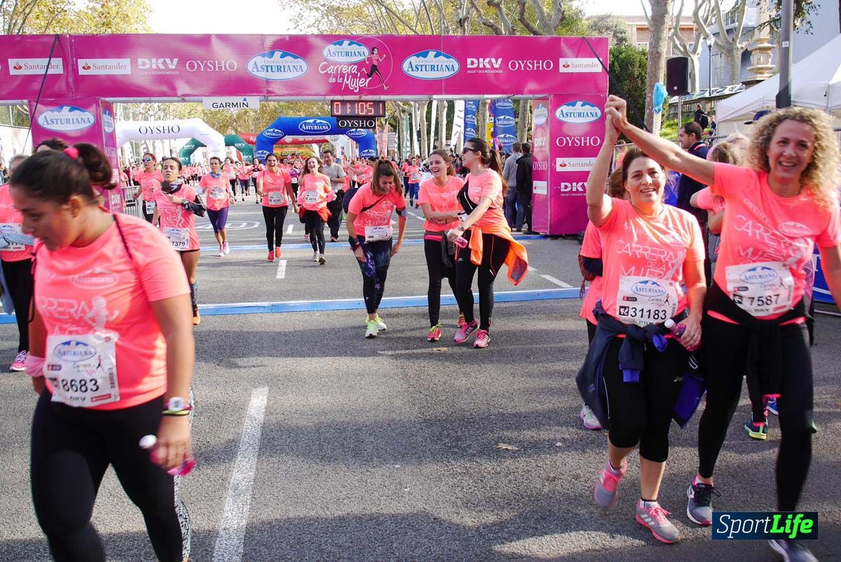 Carrera de la Mujer Barcelona desde 1h 9 min hasta 1h 13 seg