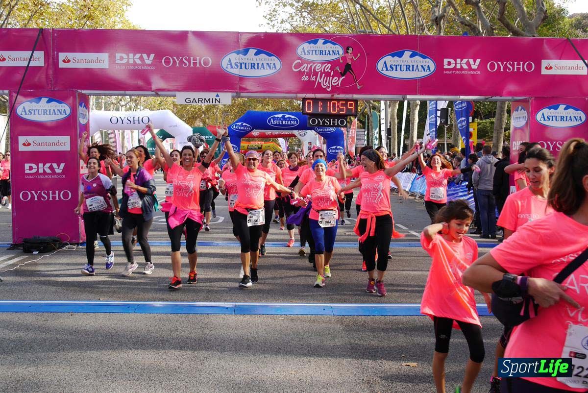 Carrera de la Mujer Barcelona desde 1h 9 min hasta 1h 13 seg