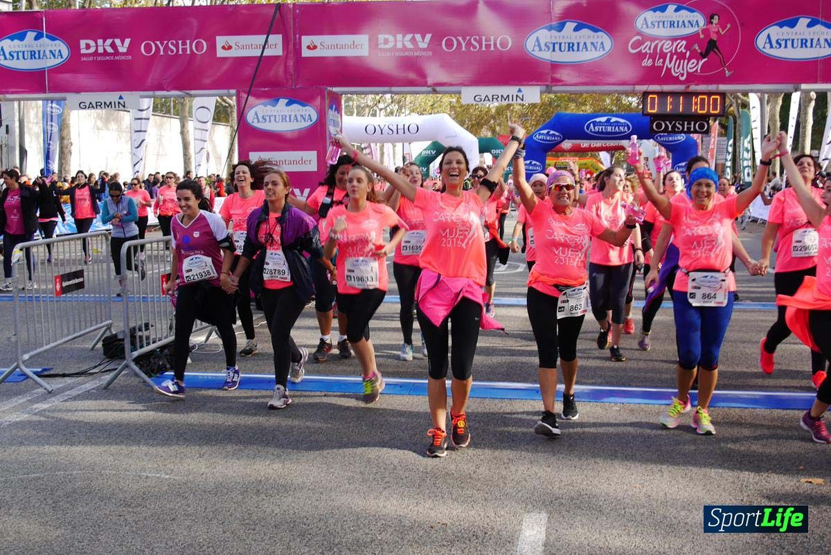 Carrera de la Mujer Barcelona desde 1h 9 min hasta 1h 13 seg