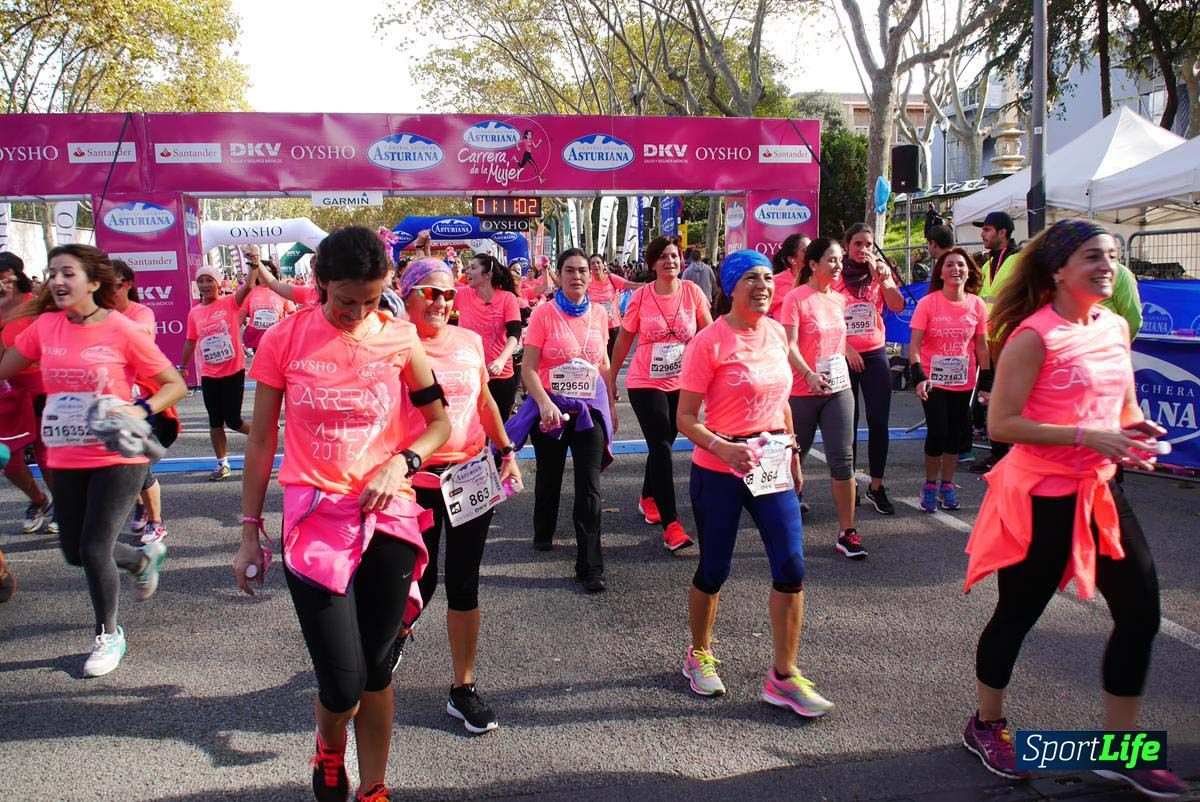 Carrera de la Mujer Barcelona desde 1h 9 min hasta 1h 13 seg