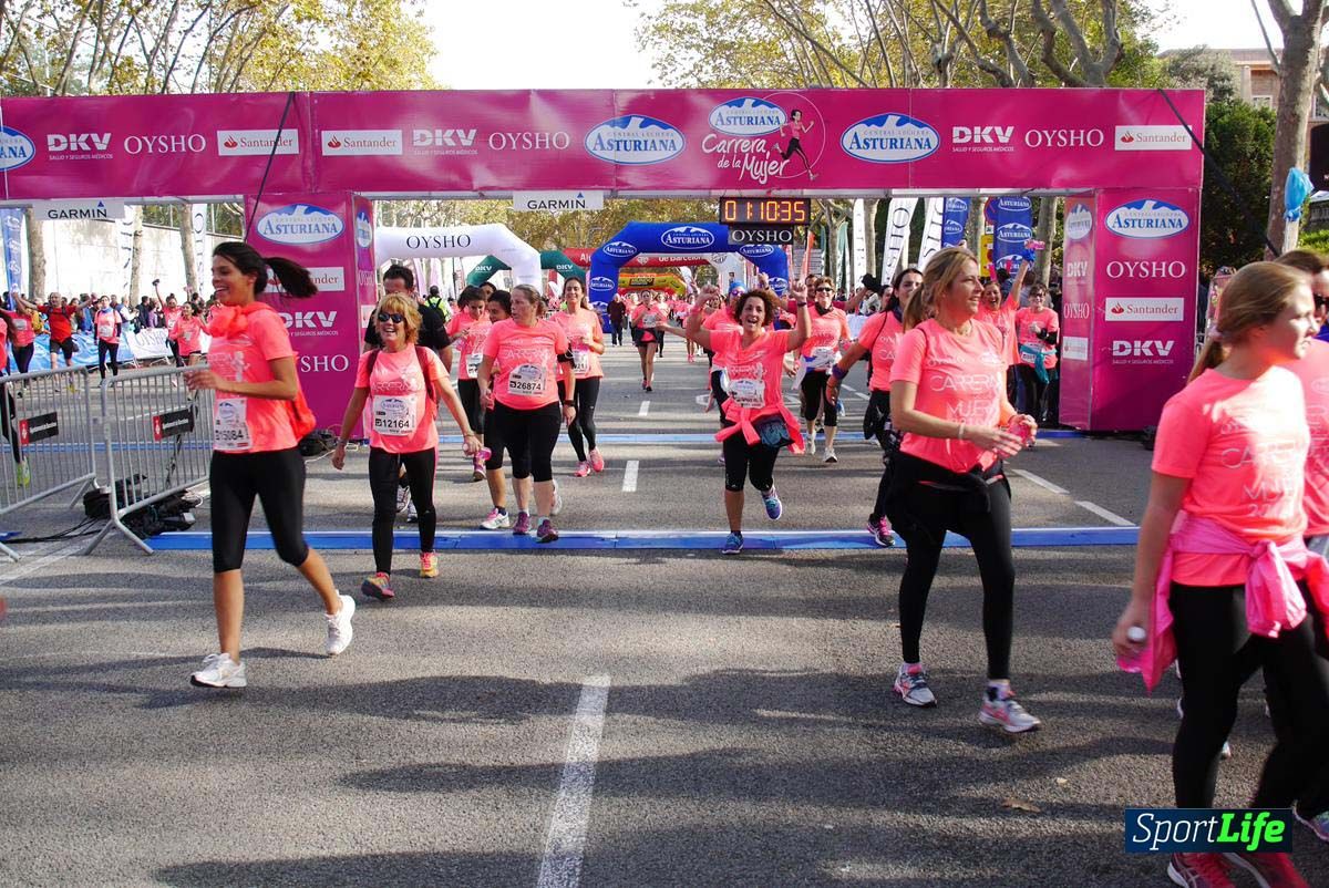 Carrera de la Mujer Barcelona desde 1h 9 min hasta 1h 13 seg