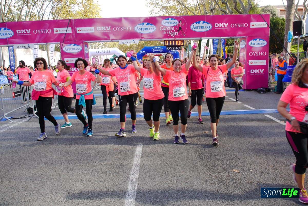 Carrera de la Mujer Barcelona desde 1h 9 min hasta 1h 13 seg