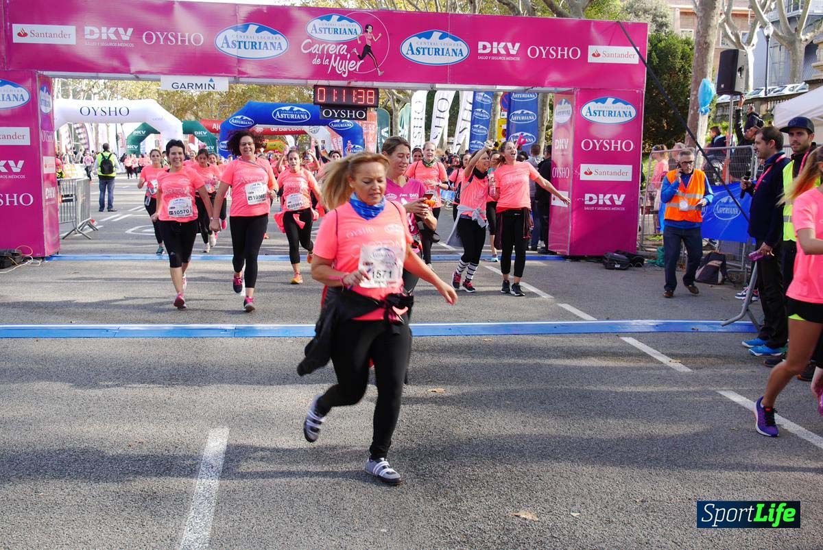 Carrera de la Mujer Barcelona desde 1h 9 min hasta 1h 13 seg