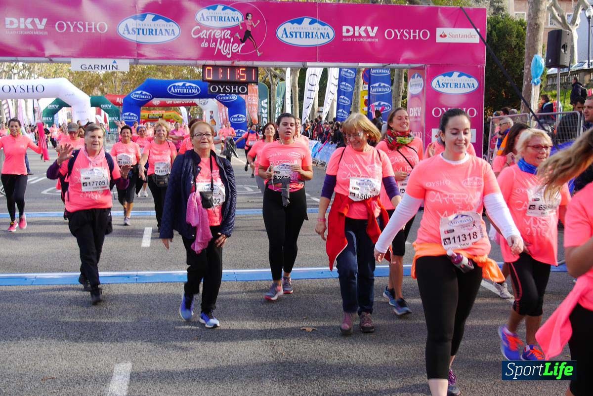 Carrera de la Mujer Barcelona desde 1h 9 min hasta 1h 13 seg
