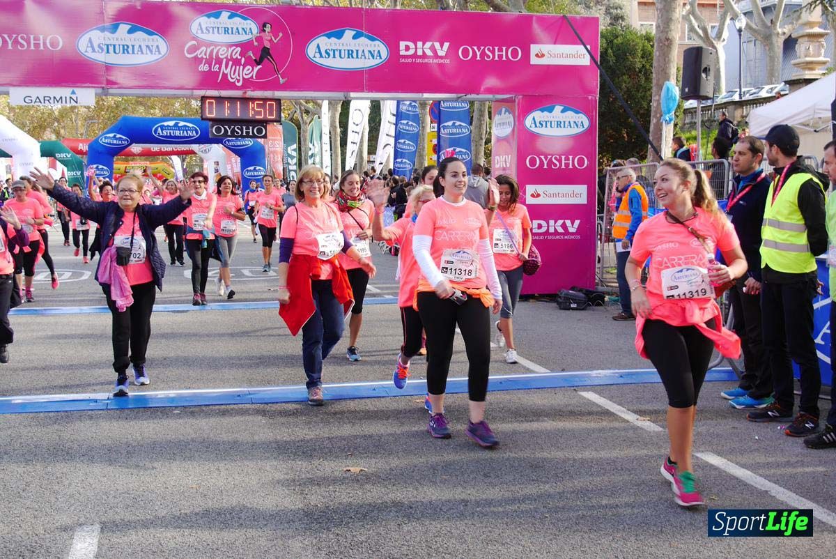 Carrera de la Mujer Barcelona desde 1h 9 min hasta 1h 13 seg