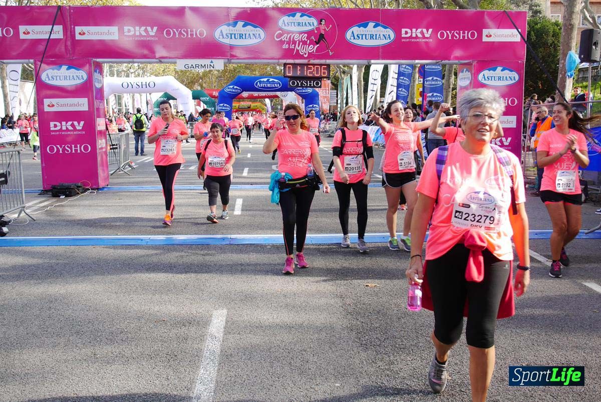 Carrera de la Mujer Barcelona desde 1h 9 min hasta 1h 13 seg