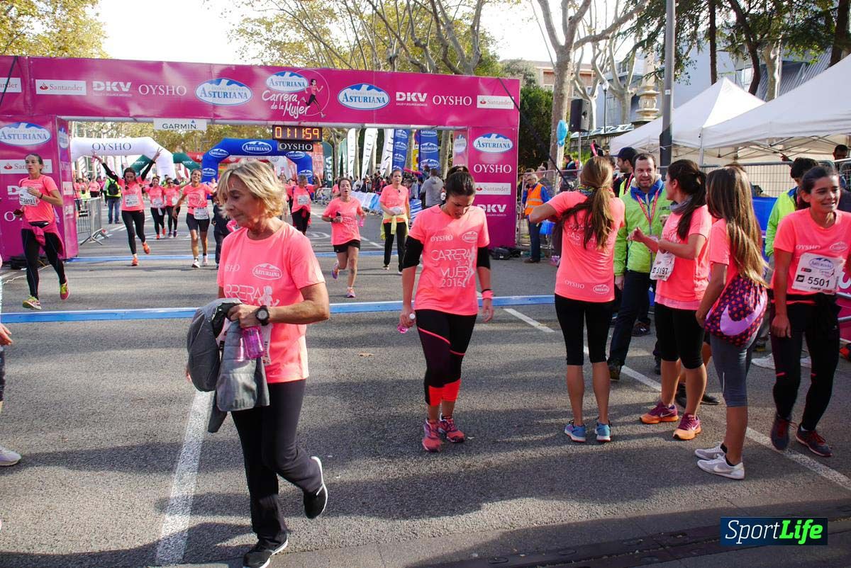 Carrera de la Mujer Barcelona desde 1h 9 min hasta 1h 13 seg
