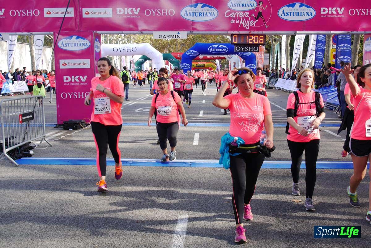 Carrera de la Mujer Barcelona desde 1h 9 min hasta 1h 13 seg