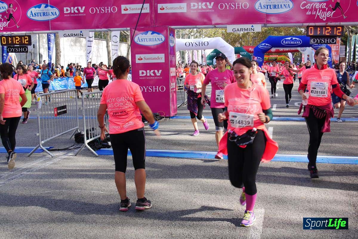Carrera de la Mujer Barcelona desde 1h 9 min hasta 1h 13 seg