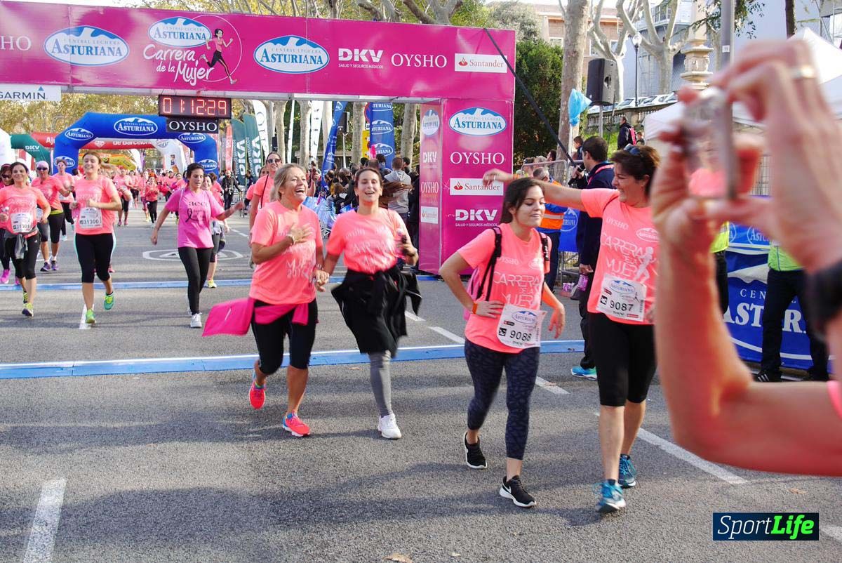 Carrera de la Mujer Barcelona desde 1h 9 min hasta 1h 13 seg