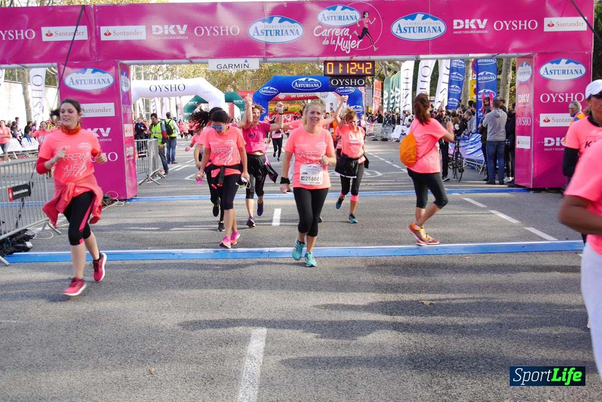 Carrera de la Mujer Barcelona desde 1h 9 min hasta 1h 13 seg