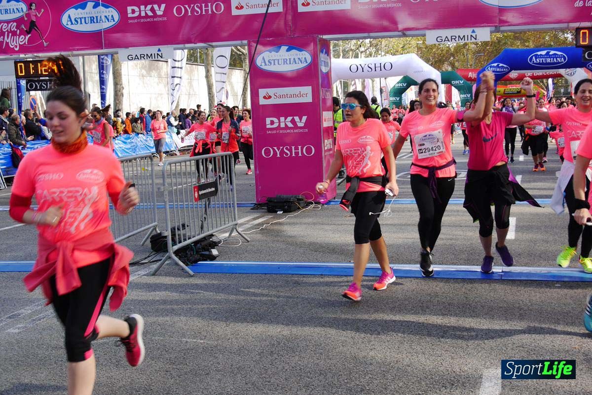 Carrera de la Mujer Barcelona desde 1h 9 min hasta 1h 13 seg