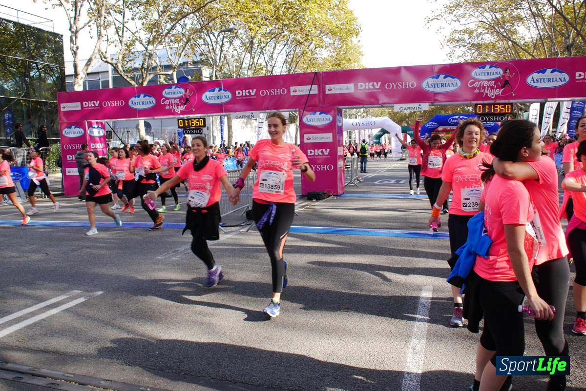 Carrera de la Mujer Barcelona desde 1h 13 min hasta 1h 17 min