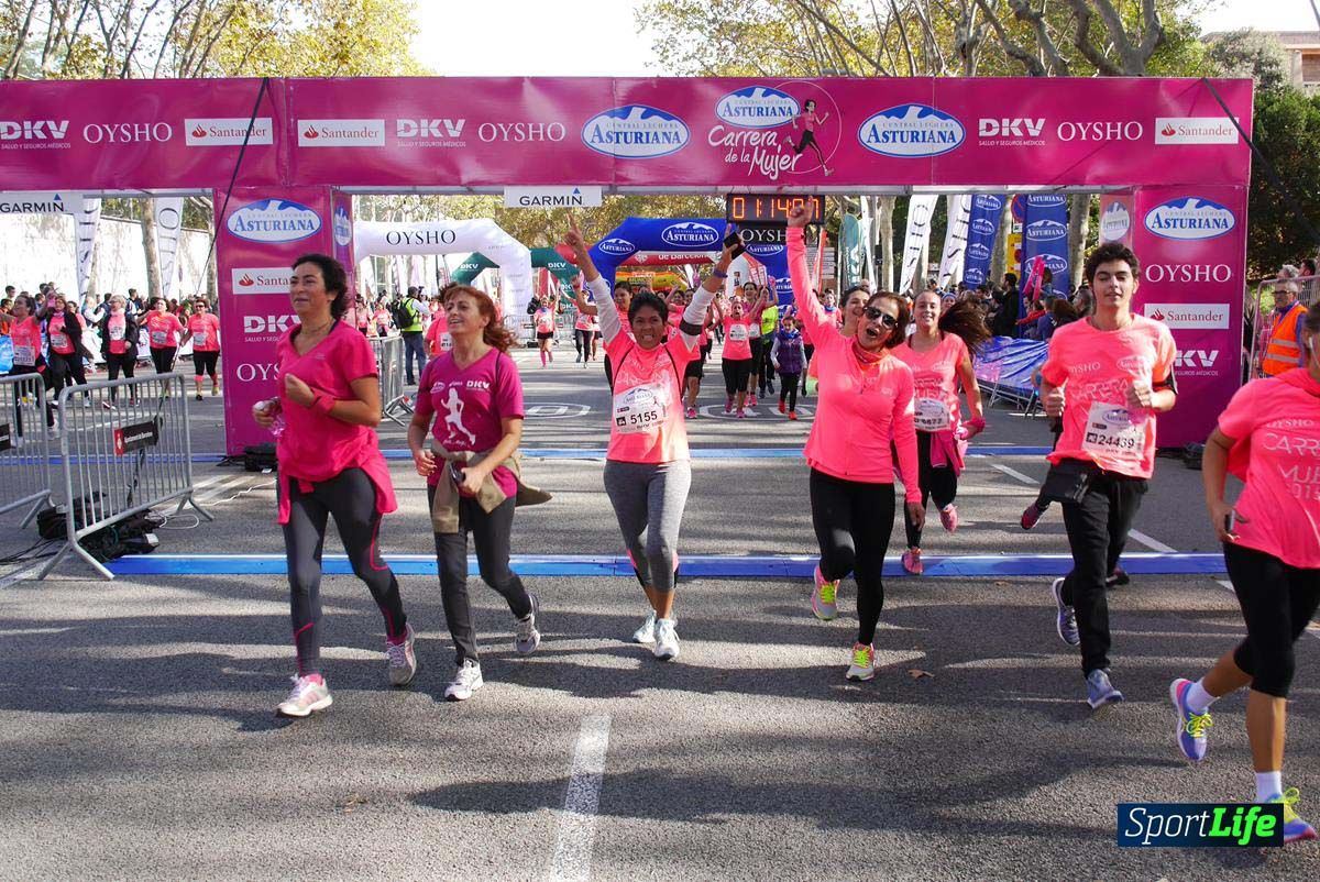 Carrera de la Mujer Barcelona desde 1h 13 min hasta 1h 17 min