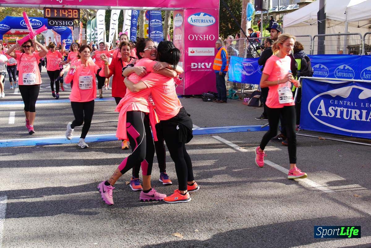 Carrera de la Mujer Barcelona desde 1h 13 min hasta 1h 17 min