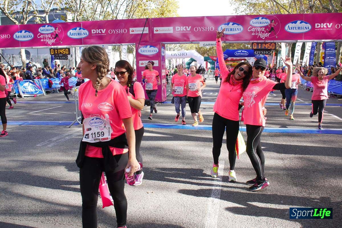 Carrera de la Mujer Barcelona desde 1h 13 min hasta 1h 17 min
