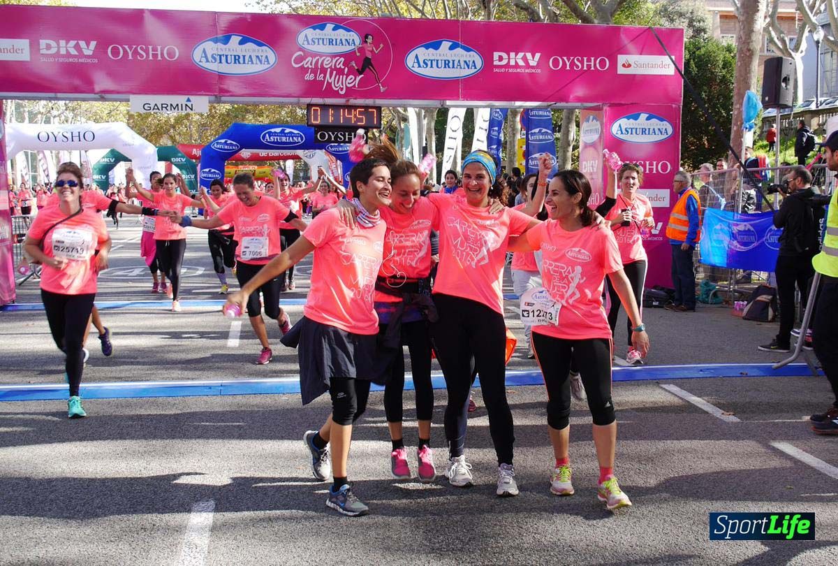 Carrera de la Mujer Barcelona desde 1h 13 min hasta 1h 17 min