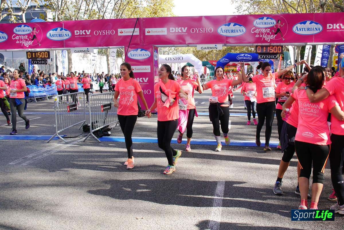 Carrera de la Mujer Barcelona desde 1h 13 min hasta 1h 17 min
