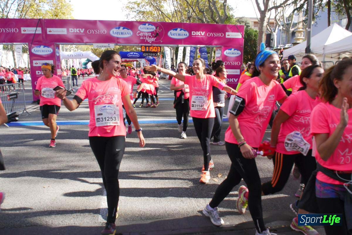 Carrera de la Mujer Barcelona desde 1h 13 min hasta 1h 17 min