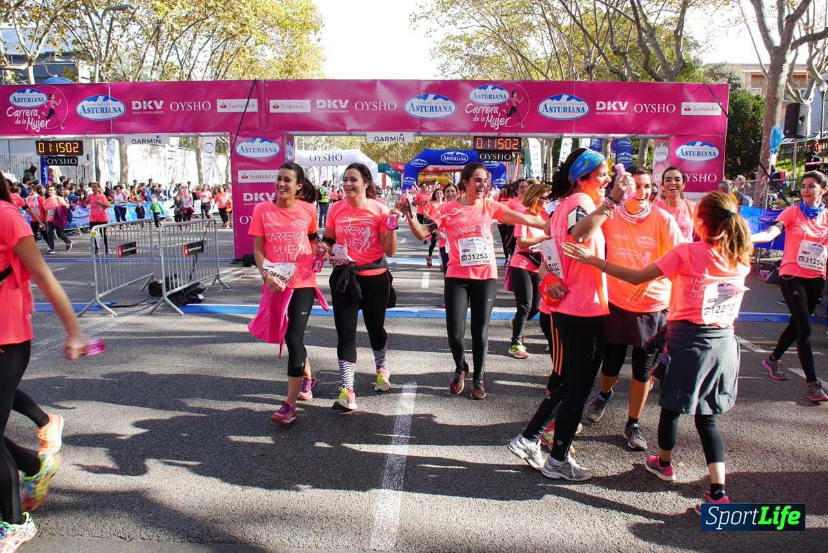 Carrera de la Mujer Barcelona desde 1h 13 min hasta 1h 17 min