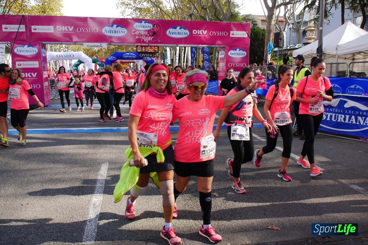Carrera de la Mujer Barcelona desde 1h 13 min hasta 1h 17 min