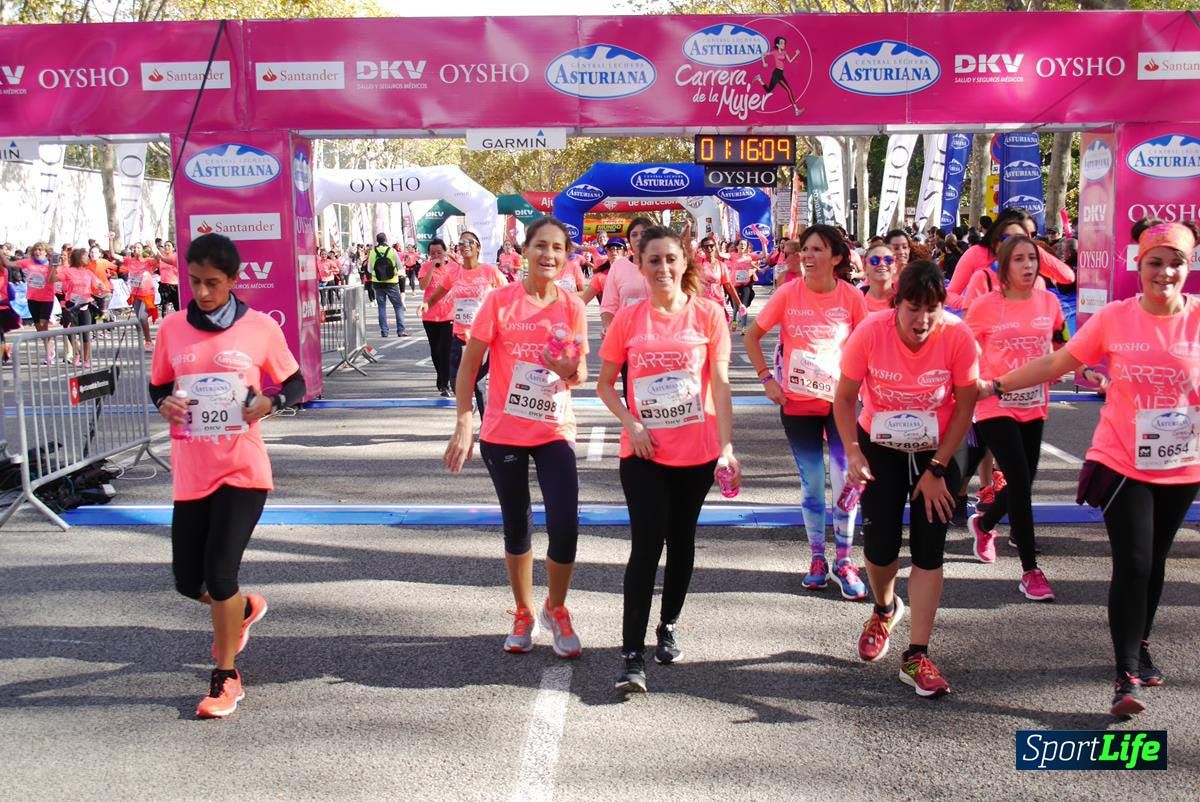 Carrera de la Mujer Barcelona desde 1h 13 min hasta 1h 17 min