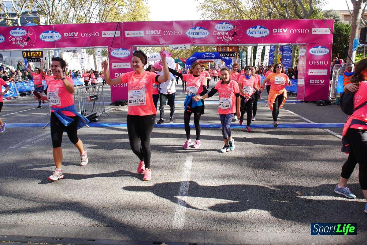 Carrera de la Mujer Barcelona desde 1h 13 min hasta 1h 17 min