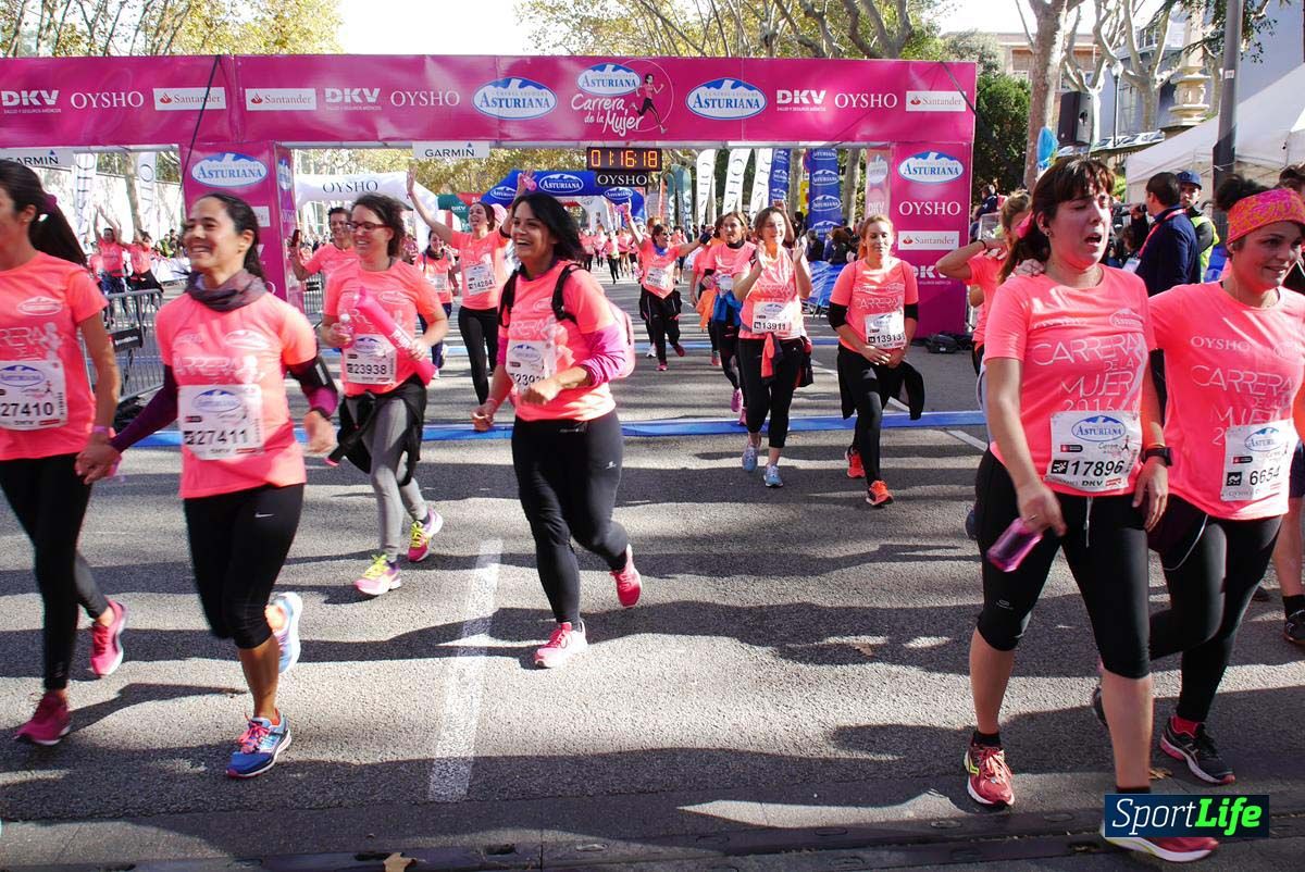 Carrera de la Mujer Barcelona desde 1h 13 min hasta 1h 17 min