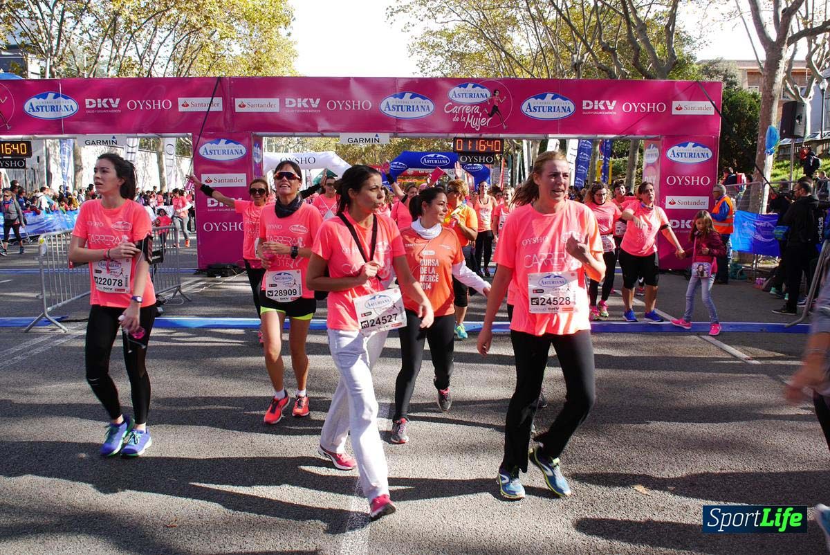 Carrera de la Mujer Barcelona desde 1h 13 min hasta 1h 17 min