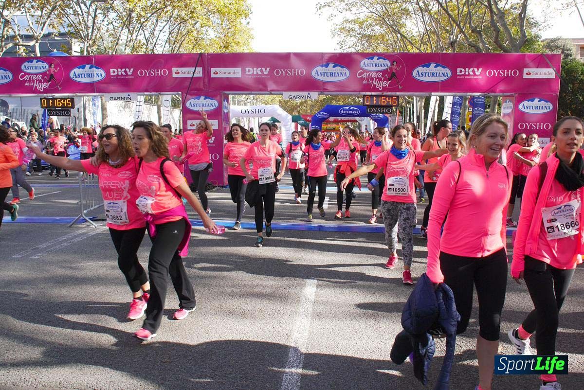 Carrera de la Mujer Barcelona desde 1h 13 min hasta 1h 17 min