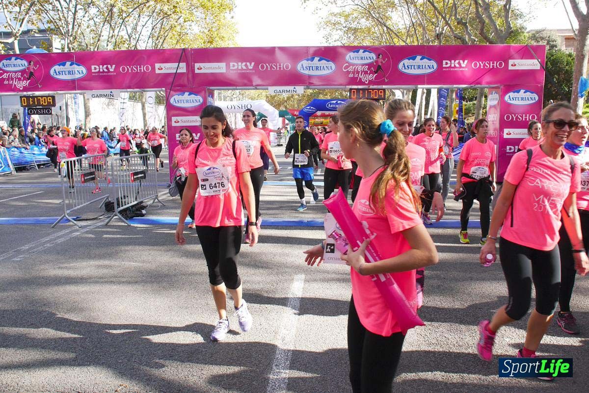 Carrera de la Mujer Barcelona desde 1h 13 min hasta 1h 17 min