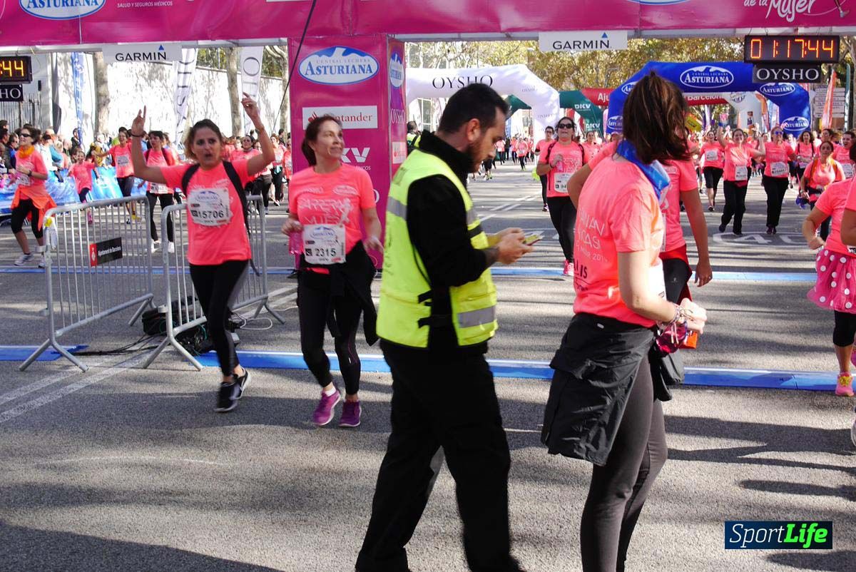 Carrera de la Mujer Barcelona desde 1h 13 min hasta 1h 17 min