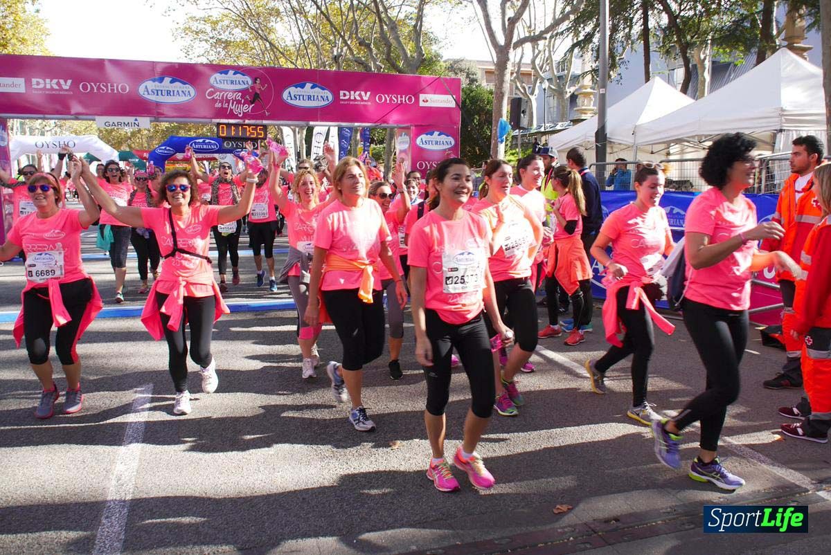 Carrera de la Mujer Barcelona desde 1h 13 min hasta 1h 17 min