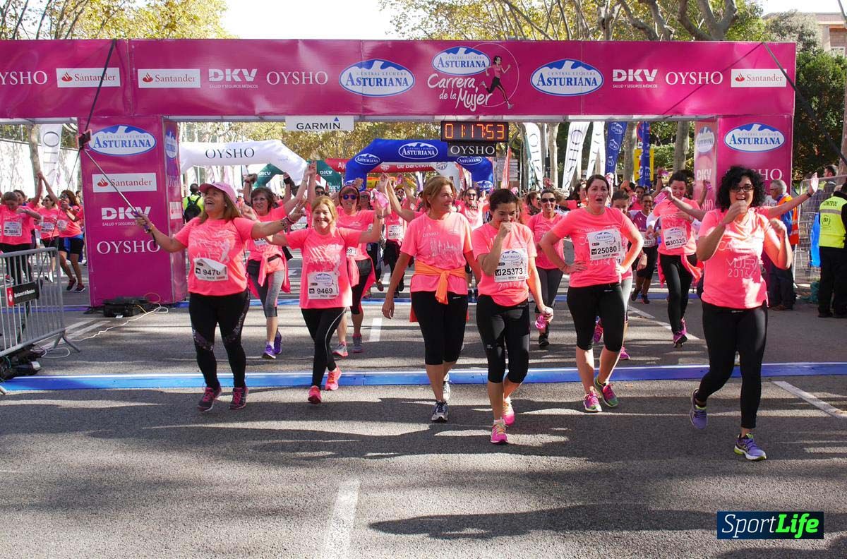 Carrera de la Mujer Barcelona desde 1h 13 min hasta 1h 17 min