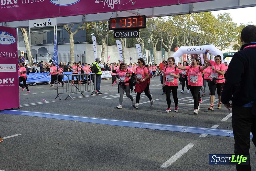 Carrera de la Mujer Barcelona desde 1h 29 min hasta 1h 33 min