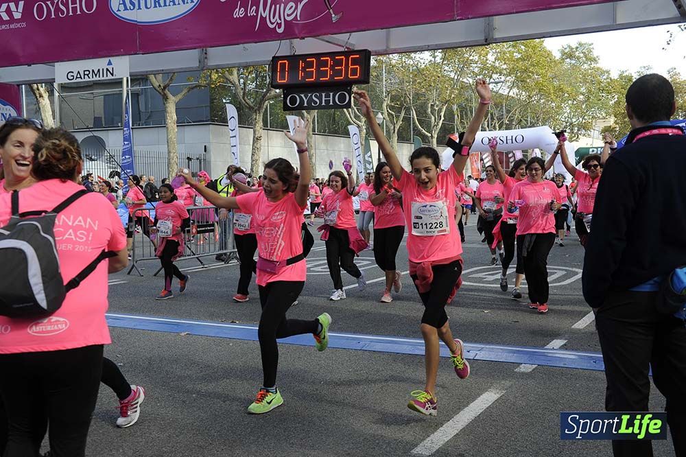 Carrera de la Mujer Barcelona desde 1h 29 min hasta 1h 33 min