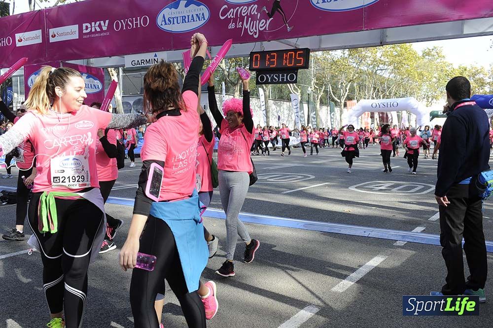 Carrera de la Mujer Barcelona desde 1h 29 min hasta 1h 33 min
