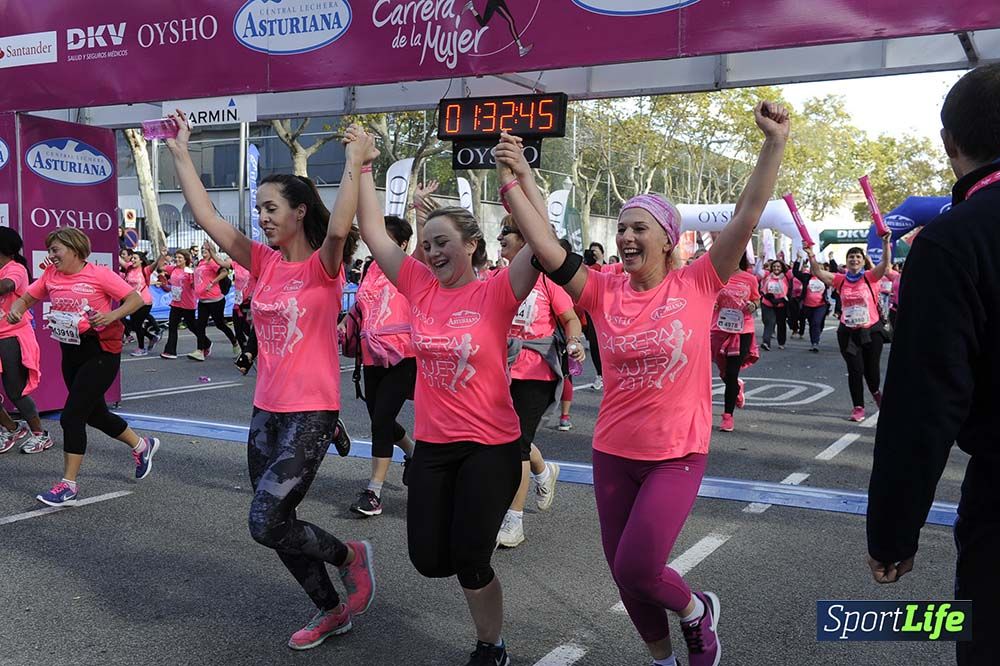Carrera de la Mujer Barcelona desde 1h 29 min hasta 1h 33 min