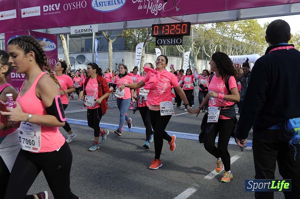 Carrera de la Mujer Barcelona desde 1h 29 min hasta 1h 33 min