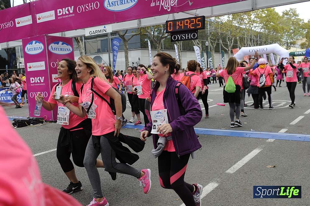 Carrera de la Mujer de Barcelona desde 1h 43 min hasta 1h 50min