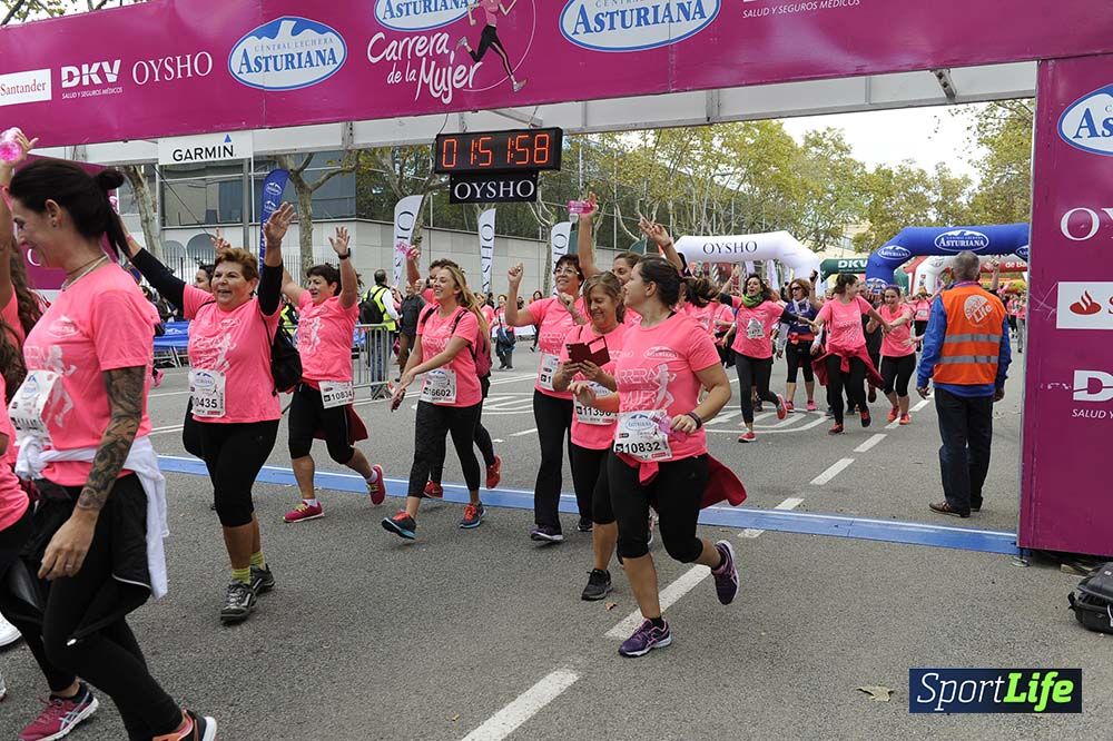 Carrera de la Mujer de Barcelona desde 1h 50 min a 1h 59 min