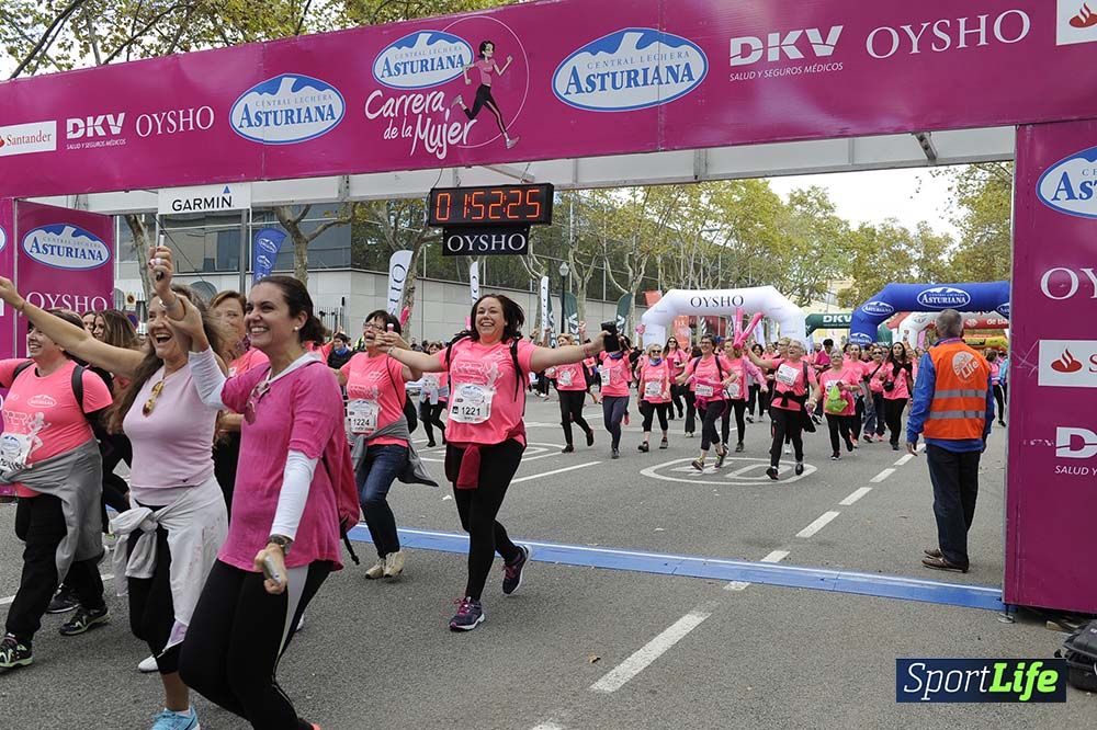 Carrera de la Mujer de Barcelona desde 1h 50 min a 1h 59 min