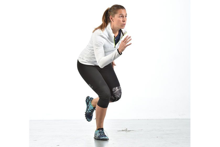 Sentadillas para el primer entrenamiento Sport Life noviembre